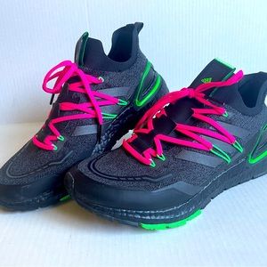 Adidas Ultra-boost 20 - Size 9.5 - Night Metallic Lime